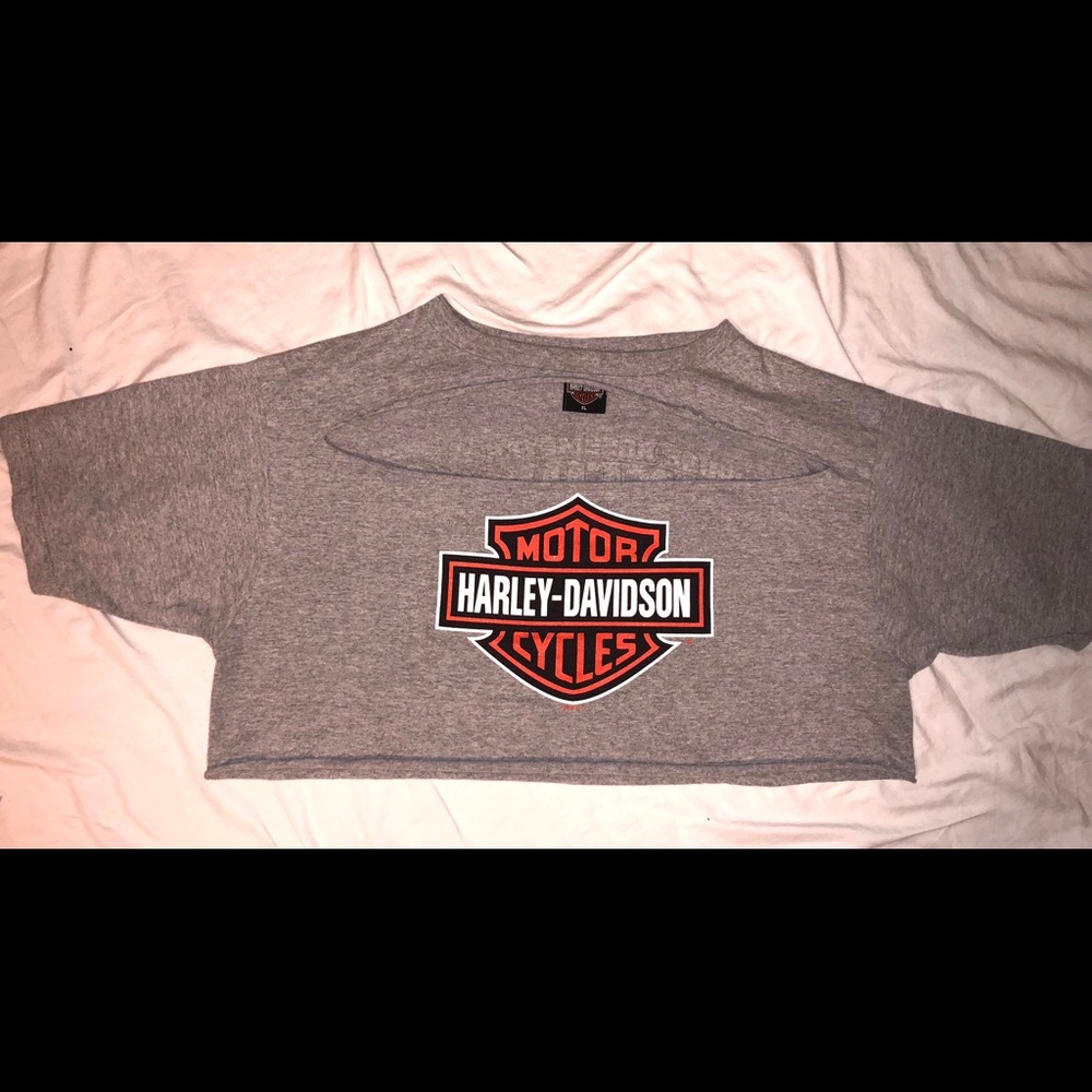 Harley Davidson Crop top t-shirt. XL size.